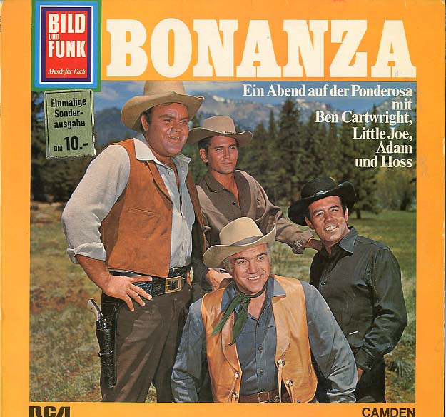 Albumcover Bonanza - Ein Abend auf der Ponderosa mit Ben Cartwright, Little Joe, Adam und Hoss: