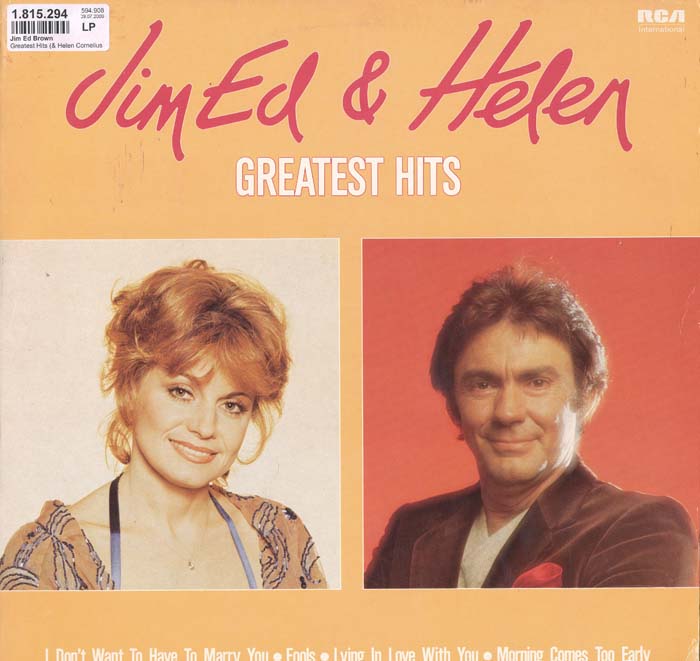 Albumcover Jim Ed Brown and Helen Cornelius - Jim Ed & Helen - Greatest Hits