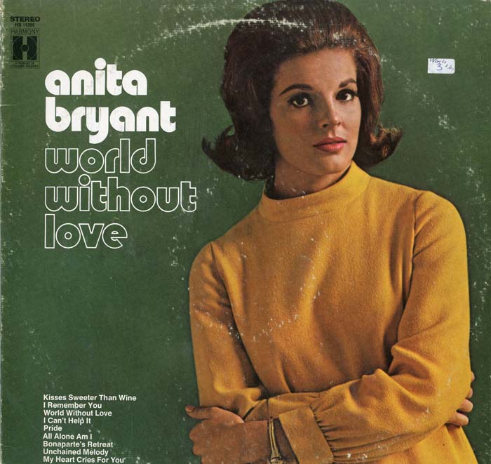 Albumcover Anita Bryant - World Without Love