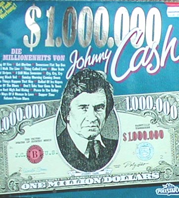 Albumcover Johnny Cash - $ 1.000.000 - One Million Dollars Cash - Die Millionenhits von Johnny Cash