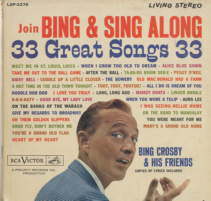 Albumcover Bing Crosby - Join Bing and Sing Along - 33 Great Songs