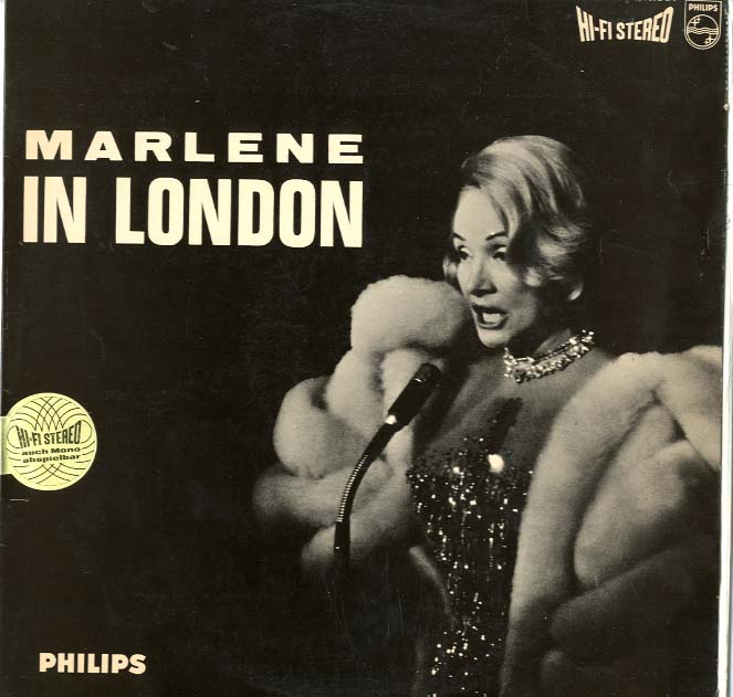 Albumcover Marlene Dietrich - Marlene In London