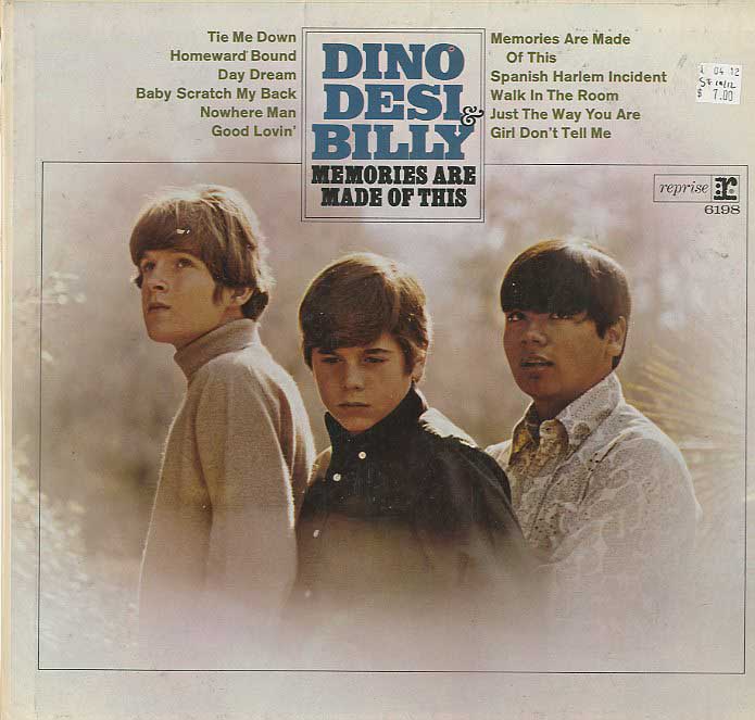 Albumcover Dino, Desi and Billy - Memories Are Made Of This