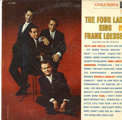 Albumcover The Four Lads - Sing Frank Loesser