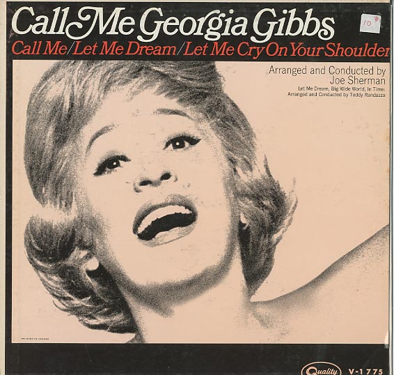 Albumcover Georgia Gibbs - Call Me Georgia Gibbs