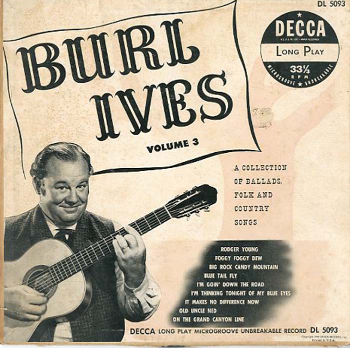 Albumcover Burl Ives - Burl Ives Volume 3 (25 cm)