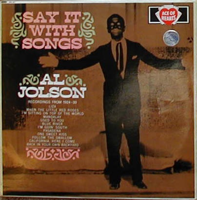 Albumcover Al Jolson - Say It With Songs