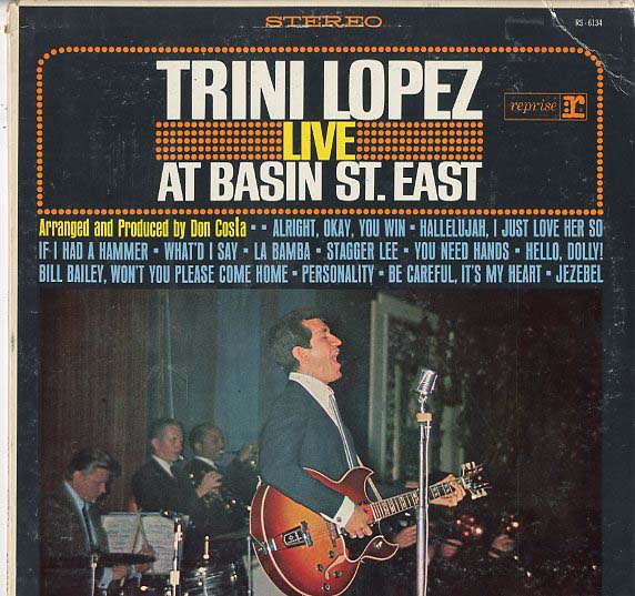 Albumcover Trini Lopez - Live At Basin St. East