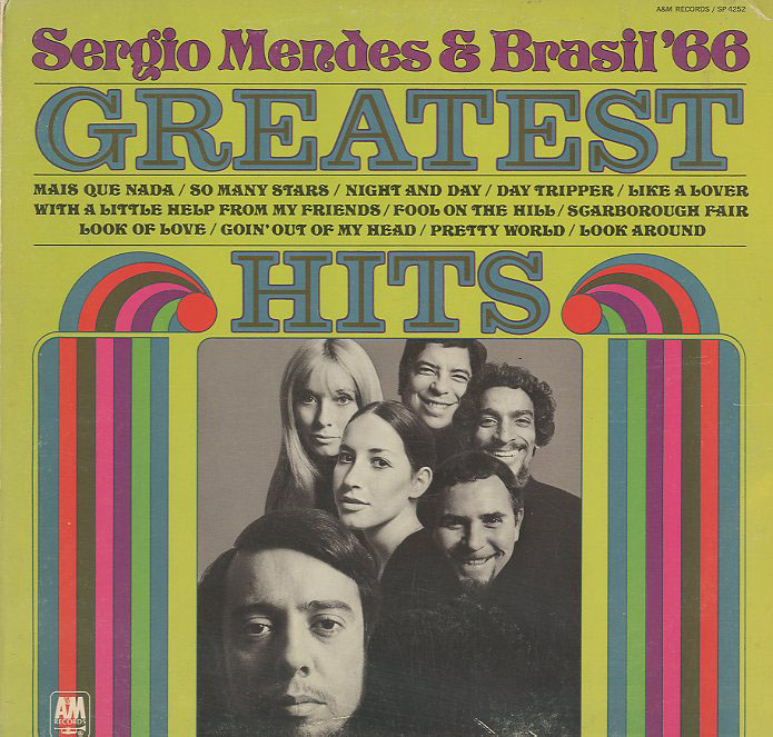 Albumcover Sergio Mendes & Brasil 66 - Greatest Hits (grünes Cover)