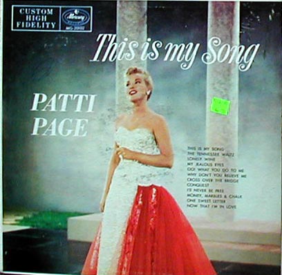 Albumcover Patti Page - This Is My Song