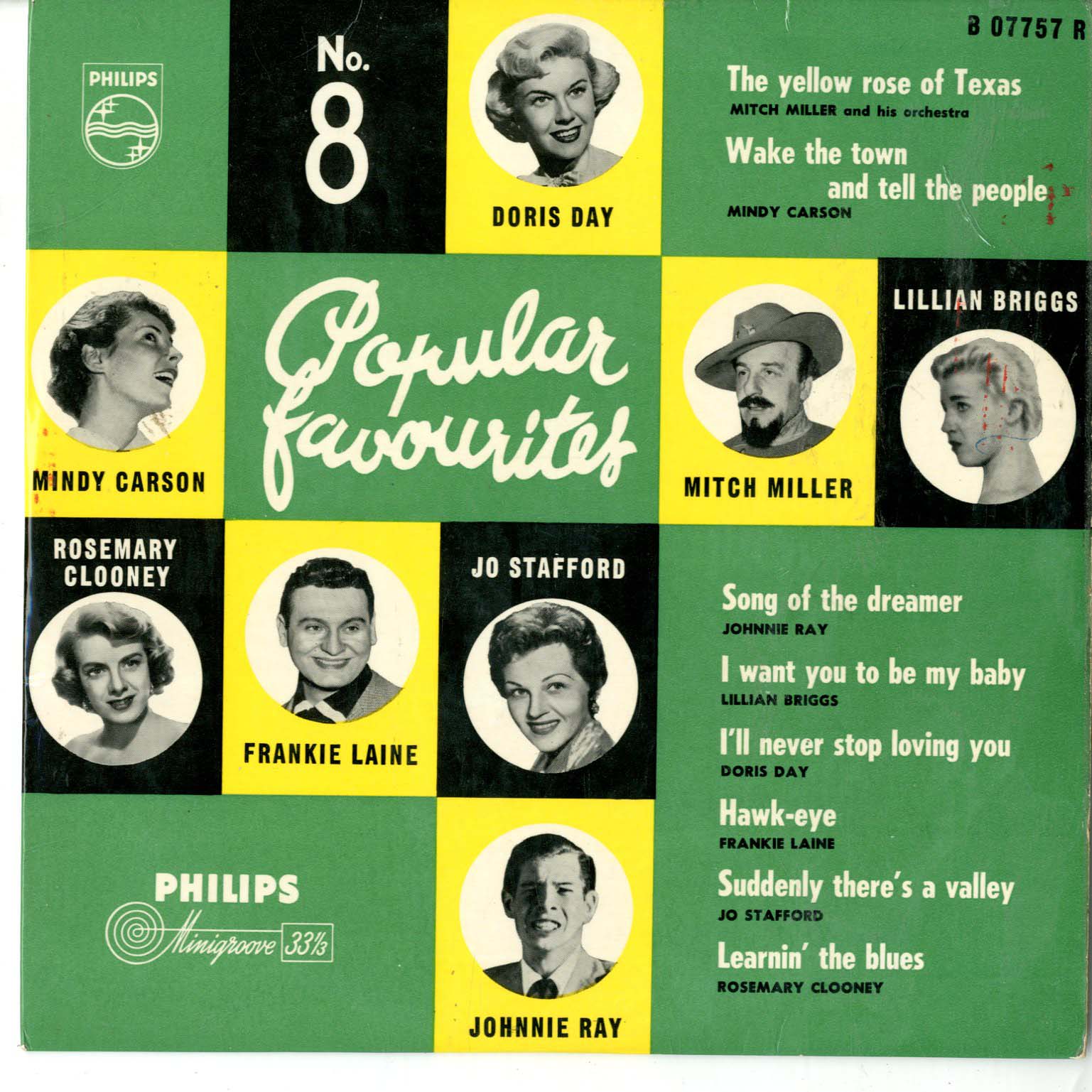 Albumcover Philips Sampler - Popular Favourites No. 8 (25 cm)