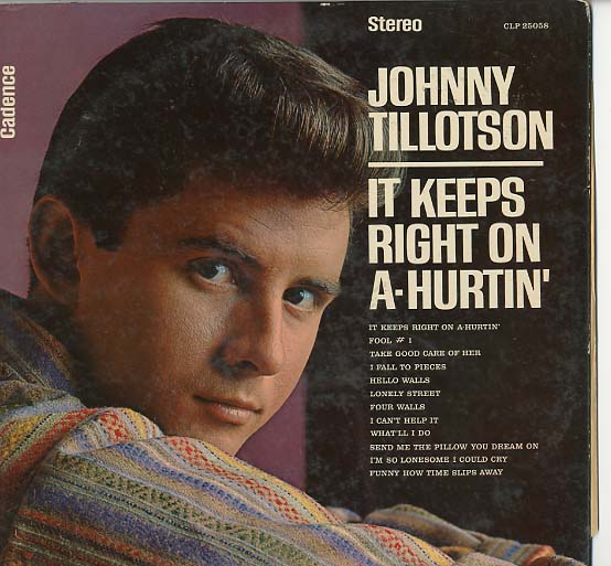 Albumcover Johnny Tillotson - It Keeps Right On A-Hurtin