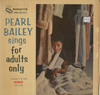 Cover: Pearl Bailey - Sings For Adults Only
