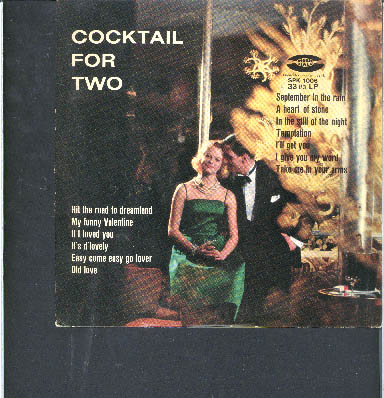 Albumcover Sarah Vaughan - Cocktail For Two: Sarah Vaughan und The Platters (25 cm LP)