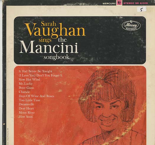Albumcover Sarah Vaughan - Sings The Mancini Song Book