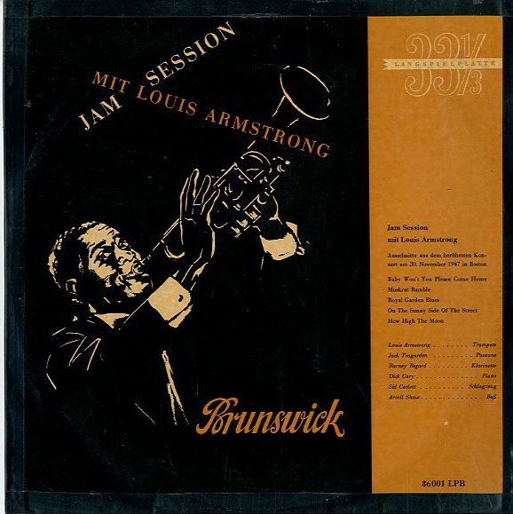 Albumcover Louis Armstrong - Jam Session mit Louis Arnstrong (25 cm)