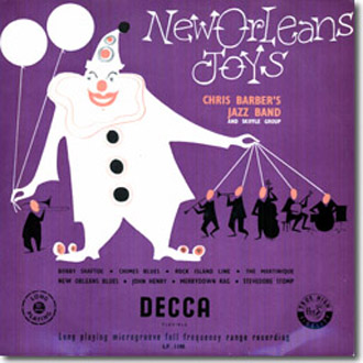 Albumcover Chris Barber - New Orleans Joy - erste LP 1954 (25 cm)