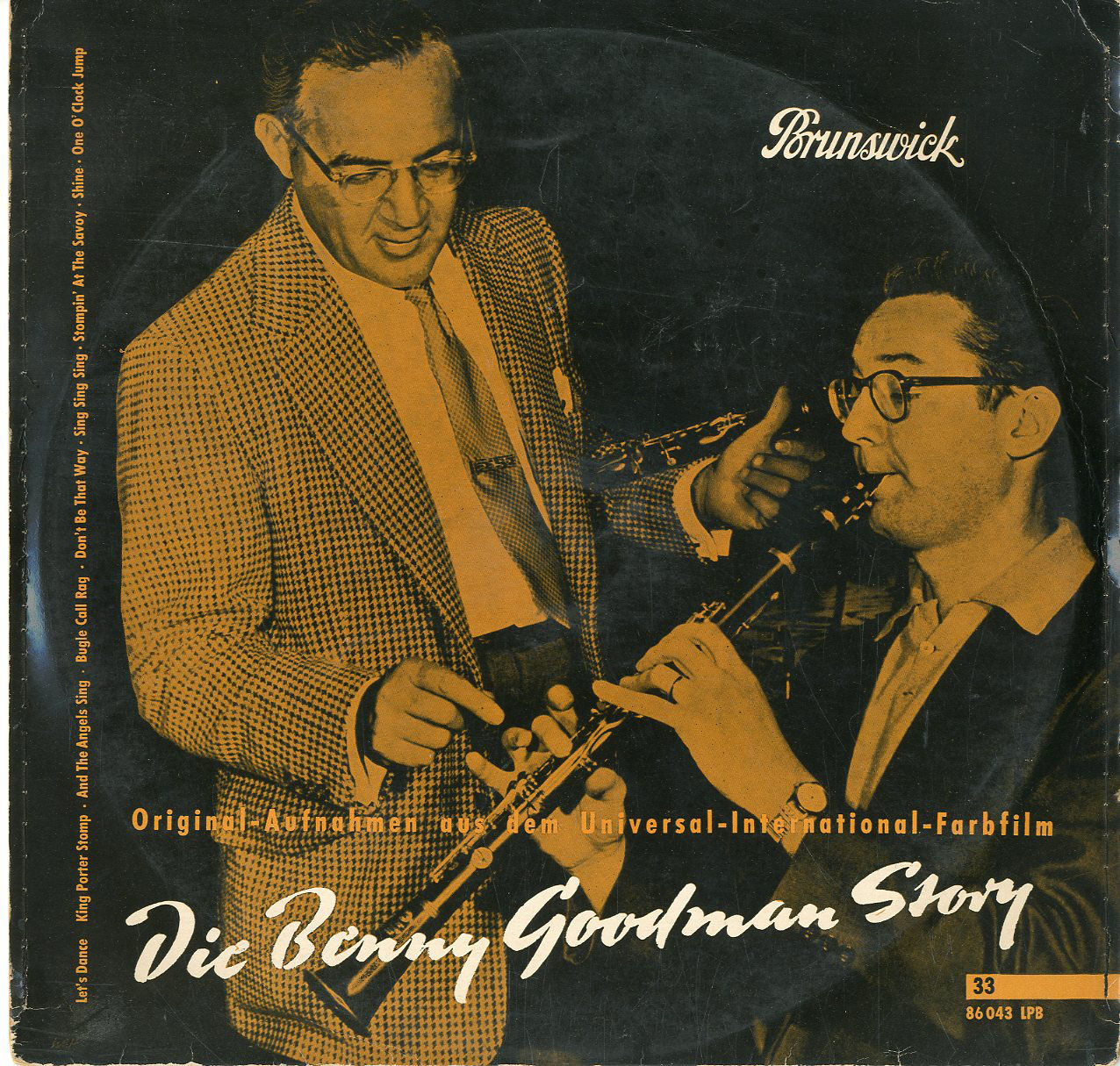 Albumcover Benny Goodman - Die Benny Goodman Story (25 cm)