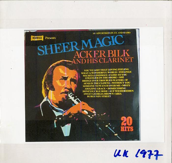 Albumcover Mr. Acker Bilk - Sheer Magic