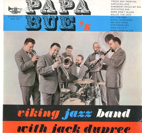 Albumcover Papa Bues Viking Jazzband - With Jack Dupree