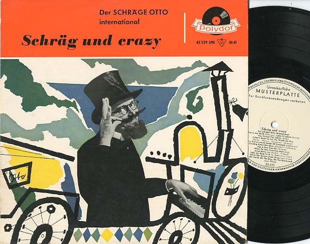 Albumcover Crazy Otto / Der schräge Otto - Schräg und crazy - Der  Schräge Otto international (25 cm)