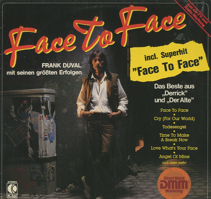 Albumcover Frank  (Franco) Duval - Face to Face