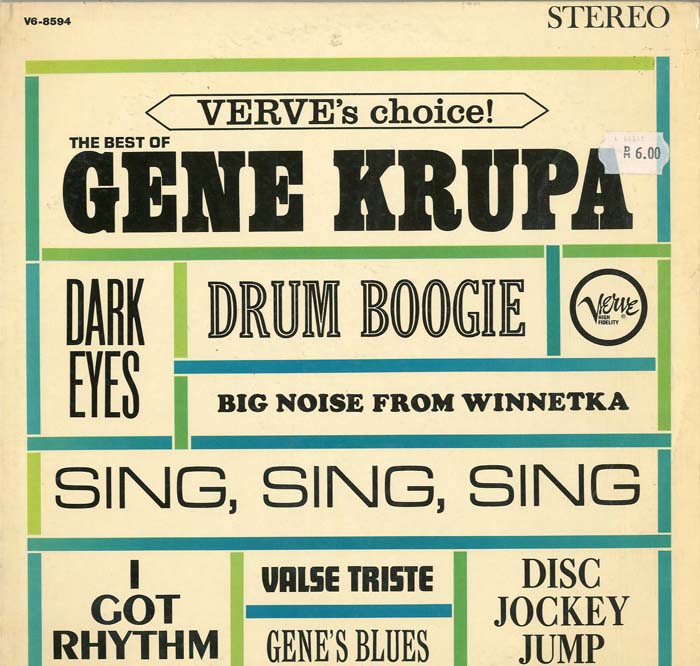 Albumcover Gene Krupa - The Best Of Gene Krupa (Verves choice!)