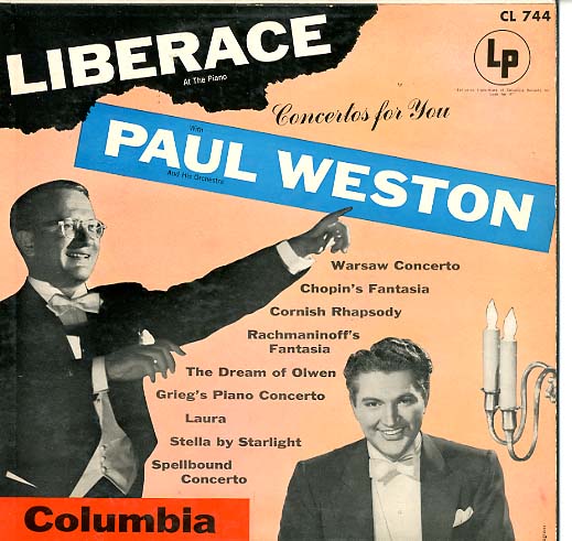Albumcover Liberace - Concertos for You - With Paul Weston and his Orchestra