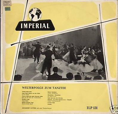 Albumcover Adalbert Lutter - Welterfolge zum Tanztee (25 cm)