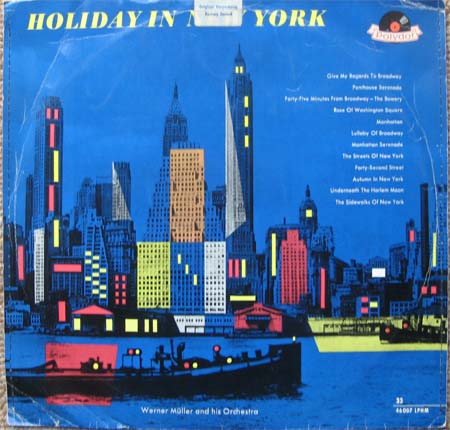 Albumcover Werner Müller - Holiday in New York  (Orig. LP 1956)