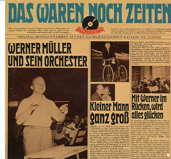 Albumcover Werner Müller - Das waren noch Zeiten