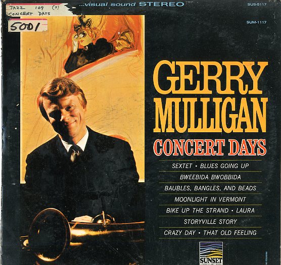 Albumcover Gerry Mulligan - Concert Days