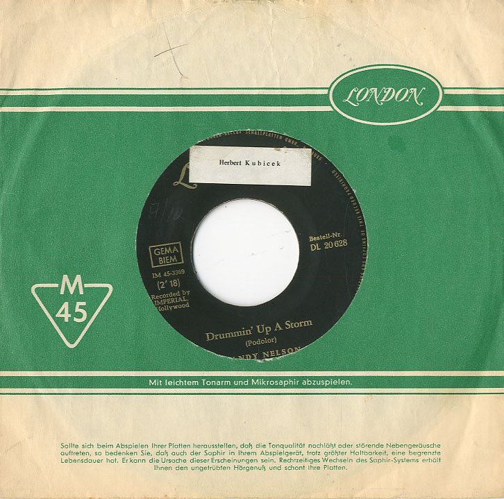 Albumcover Sandy Nelson - Drumming Up A Storm /  Drum Stomp