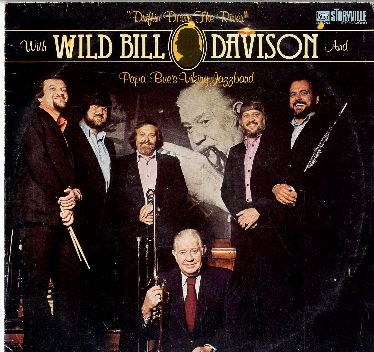 Albumcover Papa Bues Viking Jazzband - Driftin Down The River with Wild Bill Davison
