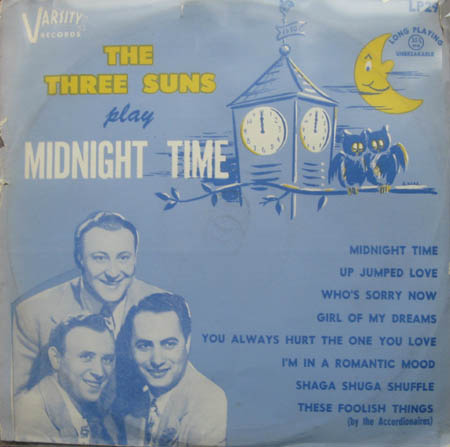 Albumcover The Three Suns - The Three Suns Play Midnight Time (25 cm)