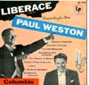 Cover: Liberace - Liberace / Concertos for You - With Paul Weston and his Orchestra