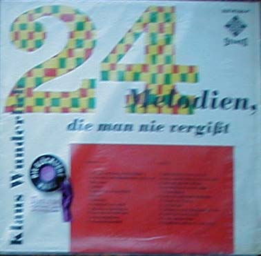 Albumcover Klaus Wunderlich - 24 Melodien die man nie vergißt