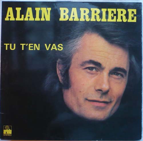 Albumcover Alain Barriere - Tu T´en Vas 