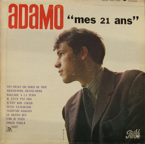 Albumcover Adamo - Mes 21 Ans