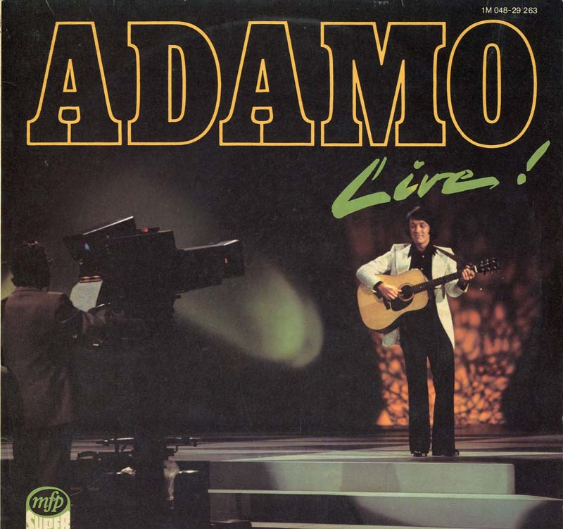 Albumcover Adamo - Adamo Live !