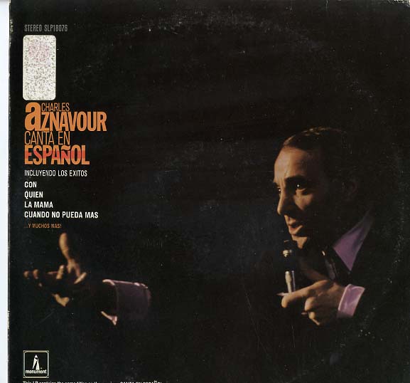 Albumcover Charles Aznavour - Canta  en Espanol