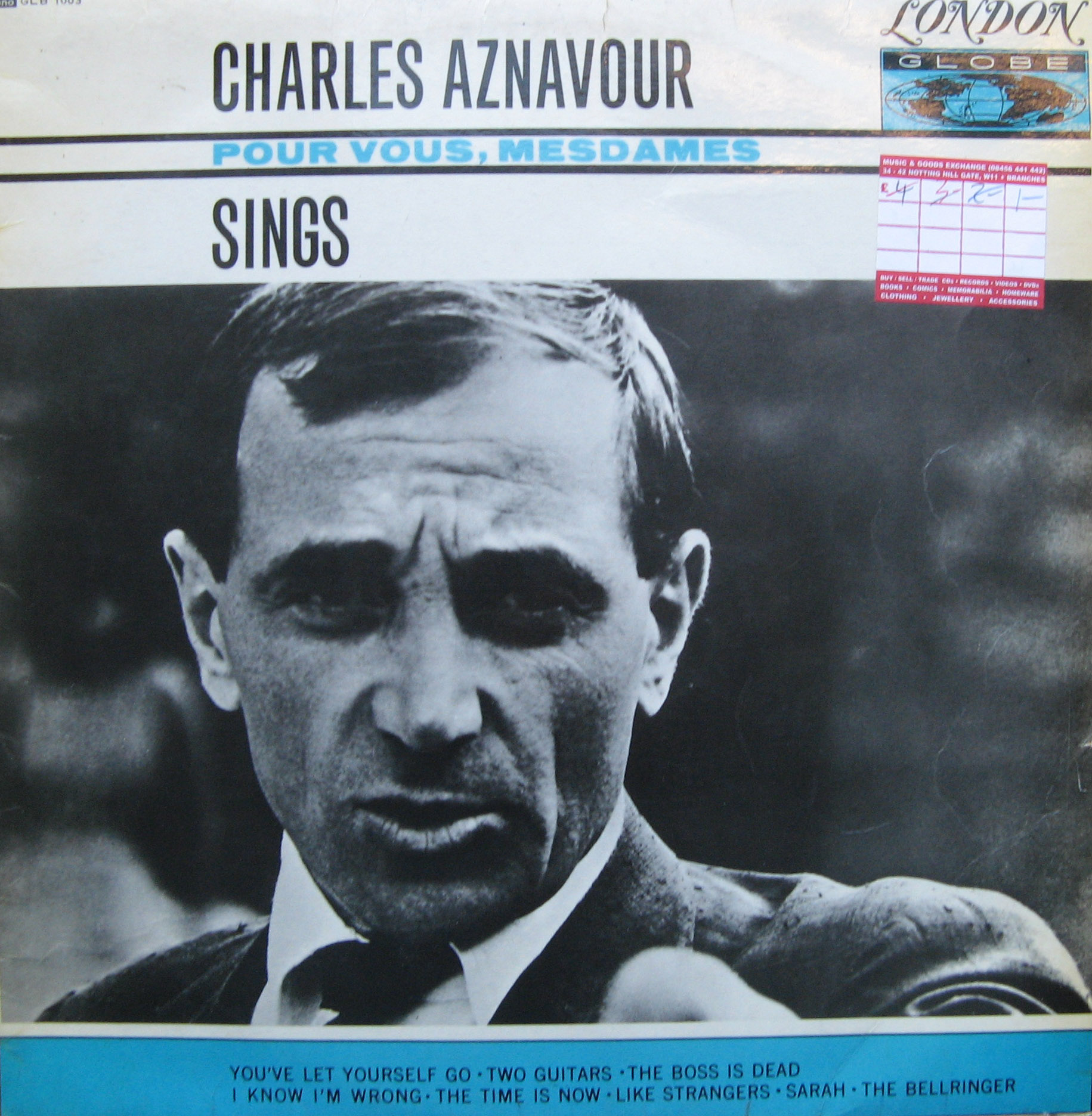 Albumcover Charles Aznavour - Charles Aznavour Sings  (Engl.)