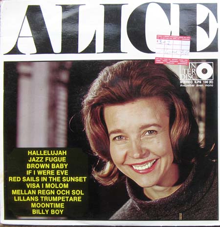 Albumcover Alice Babs - Alice - Englisch und Dänisch