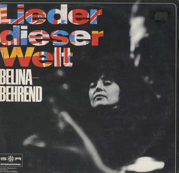 Albumcover Belina und Siegfried Behrend - Lieder dieser Welt