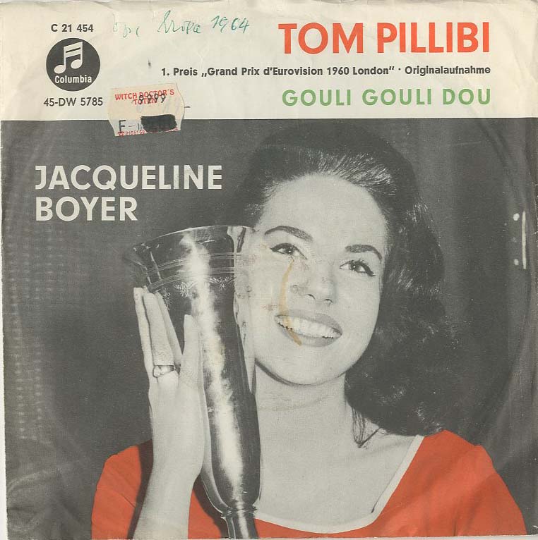 Albumcover Jacqueline Boyer - Tom Pillibi */ Gouli Gouli Dou