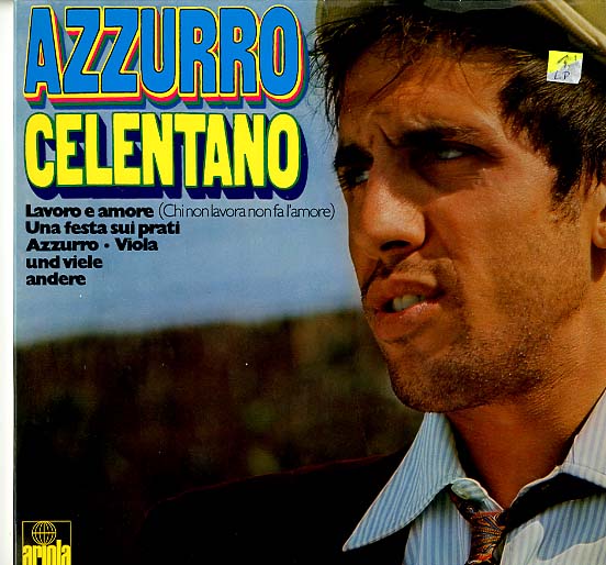 Albumcover Adriano Celentano - AZZURO CELENTANO (DLP) Aber nur eine LP (S.3/4)