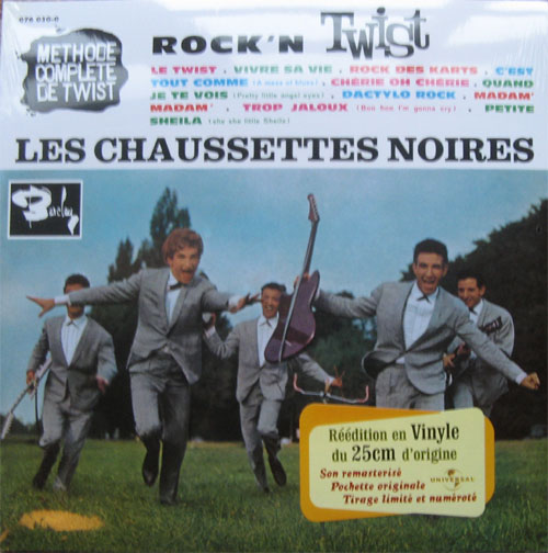Albumcover Les Chaussettes Noires - Rock and Twist (25 cm9
