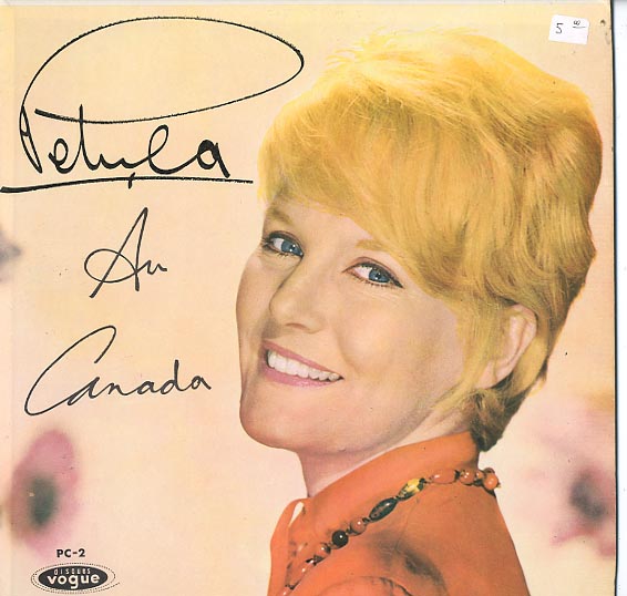 Albumcover Petula Clark - Petula A Canada