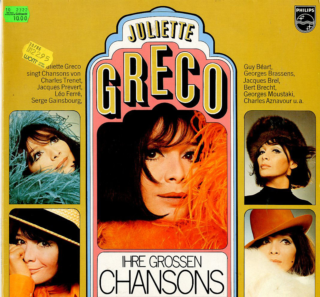 Albumcover Juliette Greco - Ihre großen Chansons (DLP)