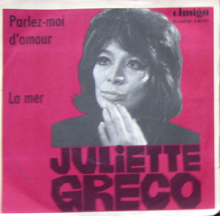 Albumcover Juliette Greco - Parlez-moi damour /La Mer